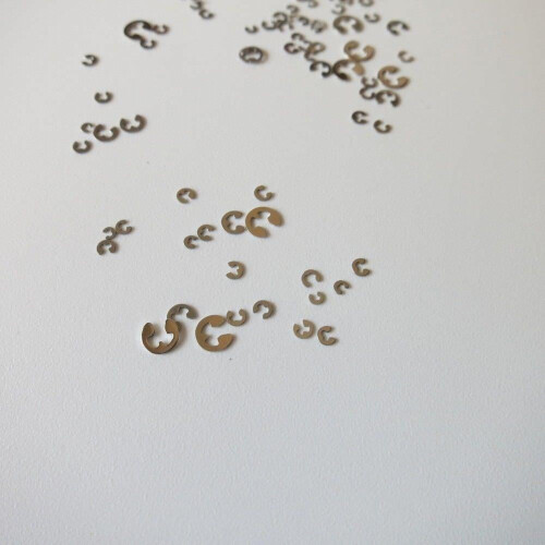 Assorted Chronograph Watch Pusher Button C-clip Ring 90 pcs 2