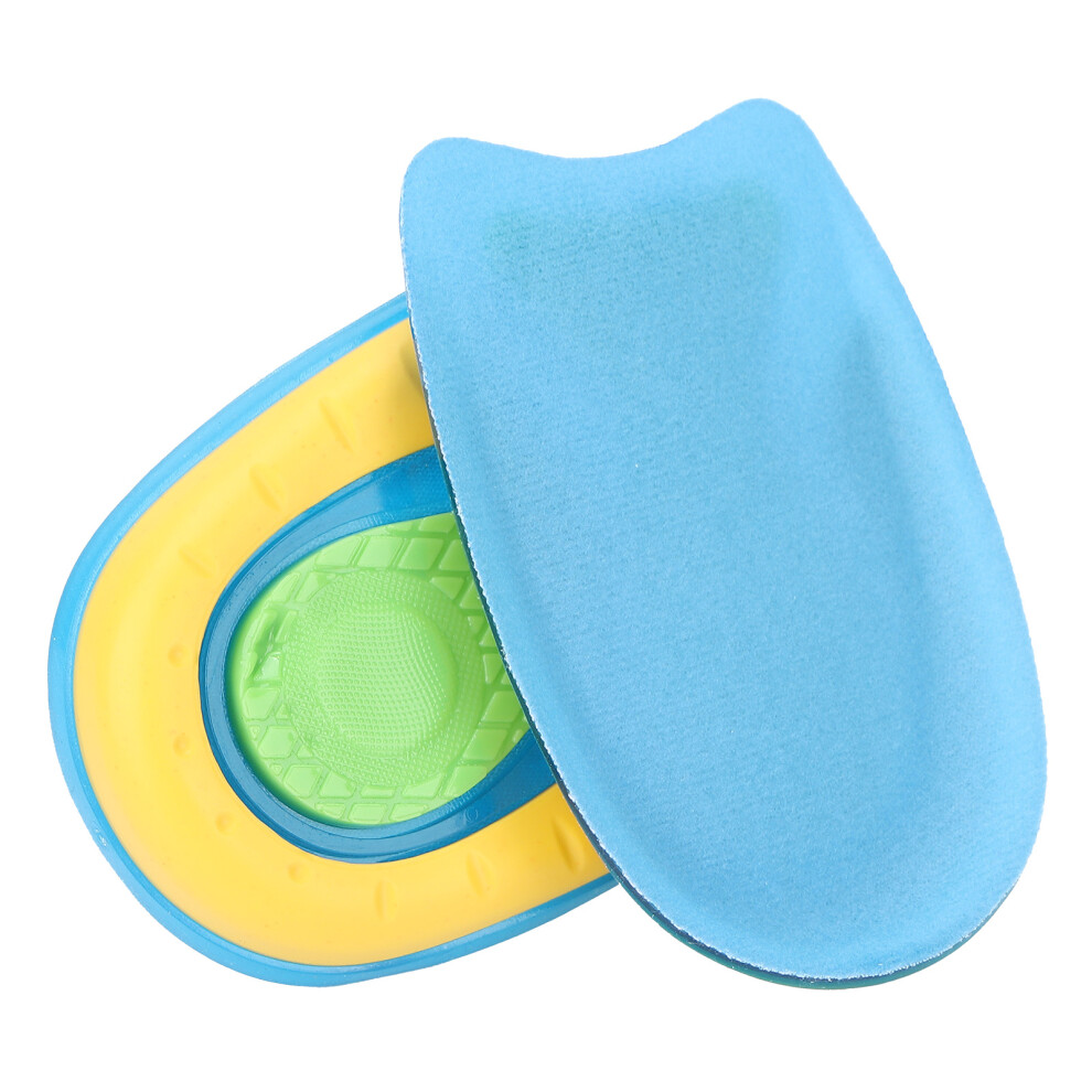 Shock Absorbing Heel Support Cups - Breathable Half Insole for Pain Relief