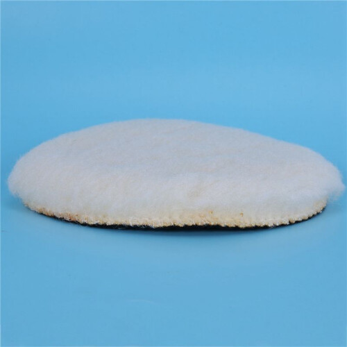 4X Car Van Valeting Polisher Buffer Lamb Wool Polishing Pad 6 Inch 2