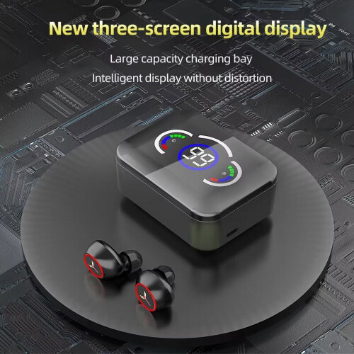 Wireless Earbuds Bluetooth 5.3, 60H Playtime, IPX7 Waterproof, Noise Cancelling, Compatible with iPhone & Android 1