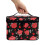 Portable makeup bag roses design polyester 1 piece 3