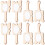 Unbranded Handheld LED Makeup Mirror with Handle 8 pcs 6