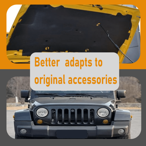 Front Hood Insulation Pad for Jeep Wrangler 2007–2017 2