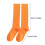 Women's Knee-High Compression Socks Cotton Orange One Size 3