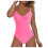 Women's one-piece tummy control swimsuit with ruched 6