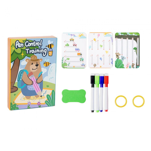 Abc Letter Tracing Practice Workbook Reusable Practice Copybook for Ages 3-5 Bear 1