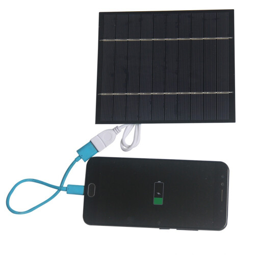 3.5W Portable Solar Panel Usb Solar Energy Charger Camping Backpacking Hiking 2