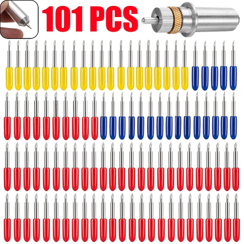 101 τεμάχια Κόφτης βινυλίου 30/45/60 μοιρών, plotter, Roland Blades+Roland Blade Holder** 1