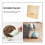 Elegant träförpackningsask för te för presenter1 set20x20x3 cm 7