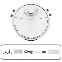 (White) Robot Vacuum Cleaner Intelligent Cleaning Mopping System Ai Robot Floor Carpet Sweeper