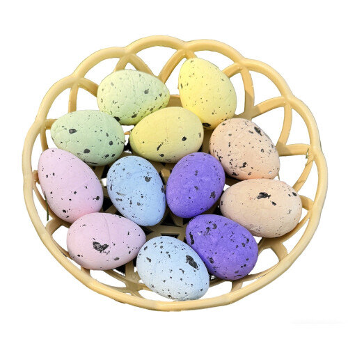 10-Pack Blank Foam Easter Eggs for DIY Crafting and Painting – Ki-ds Easter Craft Kit, Empty Eggs for Decorating Easter Holiday Activities 1