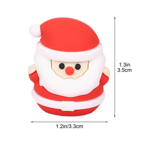 Christmas Deer Pencil Sharpener Silicone Mini Manual 1pc 2