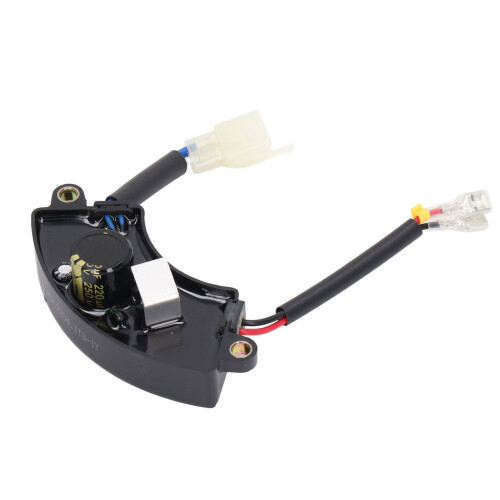 AVR Voltage Regulator Rectifier, 2-3kw Generator Automatic Voltage Regulator Plastic Half Moon For Gasoline 168F 170F 2