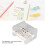 White Plastic Tape Cutter with Storage 1