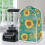 Sunflower Field Green Foldable Polyester Dust Cover with Reusable for Kitchen Counter 5