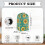 Sunflower Field Green Foldable Polyester Dust Cover with Reusable for Kitchen Counter 6