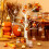 24pcs Orange Plastic Christmas Hanging Balls 3cm 2
