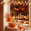 24pcs Orange Plastic Christmas Hanging Balls 3cm 5