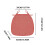 AuroraX Gel Chair Cushion Breathable Soft Solid Seat Pad 2