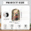 Dust Protector Polyester Coffee Machine Dust Cover Christmas Cat Pattern Handle Kitchen Blender Dust Cover for Kitchen Use 6