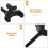 Go Kart Front Spindle Steering Knuckle Iron 1 Pack 2