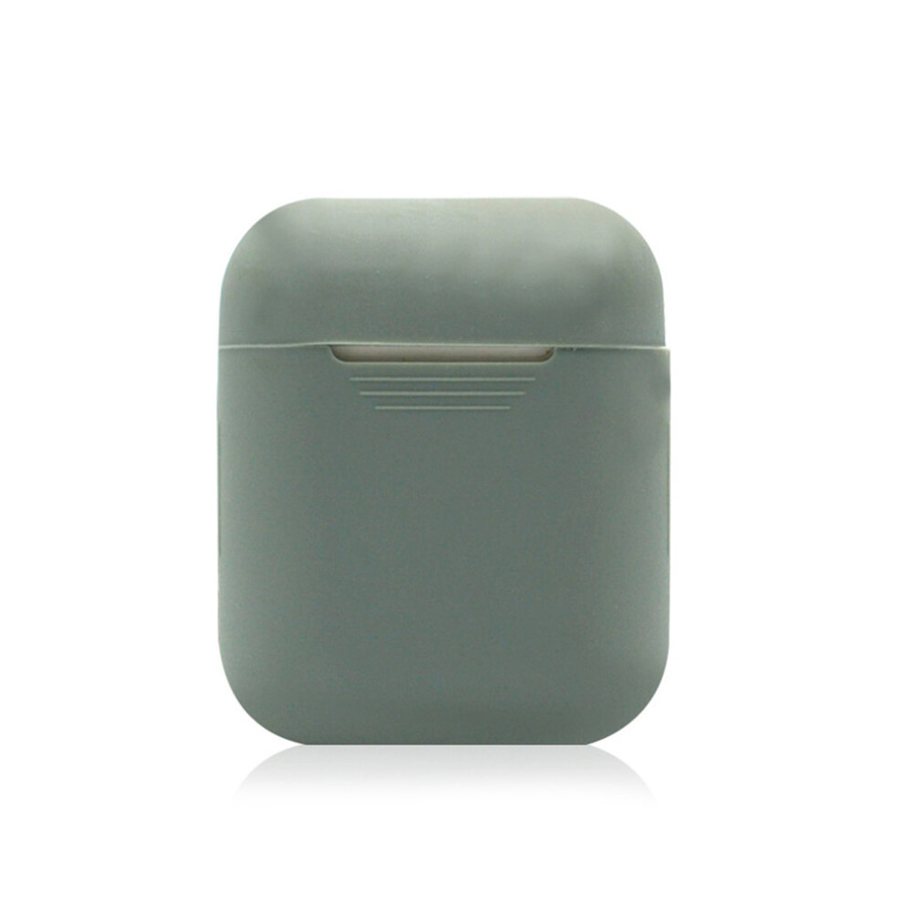 (Gray) Airpods Shockproof Silicone Case Cover Gray 6001832475848