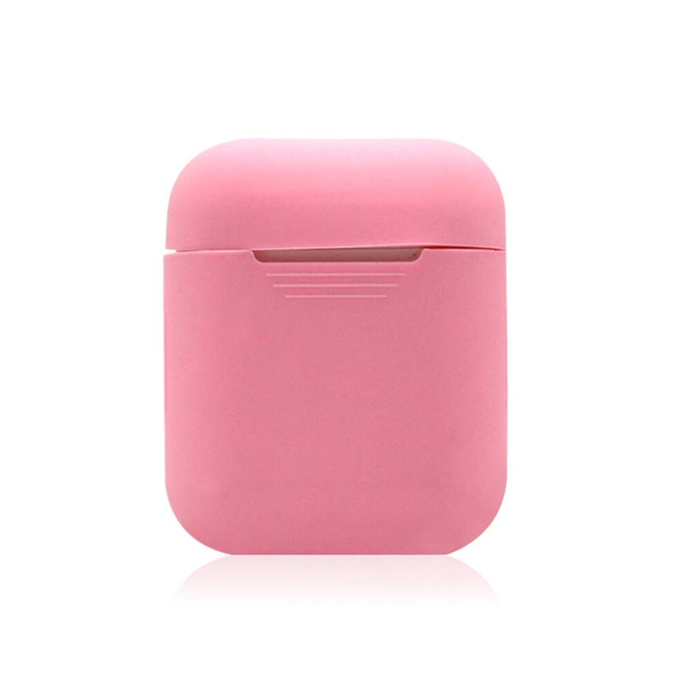 (Pink) Airpods Shockproof Silicone Case Cover Pink 6001832475879