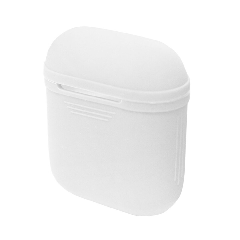 (White) Airpods Shockproof Silicone Case Cover White 6001832475909