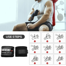 3M Boxhandschuhe Handwickel Handgelenkstützen Schlaufen für Muay Thai, Kickboxen