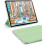 (GREEN) Protective Case For iPad Pro 12.9inch Case With Pencil Holder 5