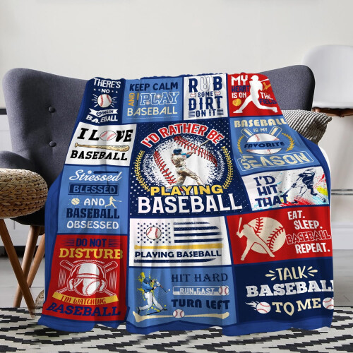 Fodbold flannel tæppe 60x50 tommer 1