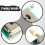 Guitar Pickup Lever Switch with Knob Yellow 3-Way 5