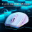 Wireless Mouse, Computer Mouse with RGB Backlit, Rechargeable  Mice, Optical USB Mouse for Home Office 2