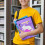 Polyester Book Sleeve for Teachers Retro Style Waterproof 6