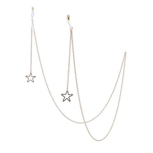 Alloy Eyeglass Chain Star Pentagram Design 1 Piece 1