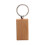 250 Blank Wooden Keychain Rectangular Engraving Key ID Can Be Engraved DIY 2