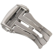 3X 18mm Stainless Steel Deployant Watch Strap Folding Buckle Clasp for , Fosted 18mm