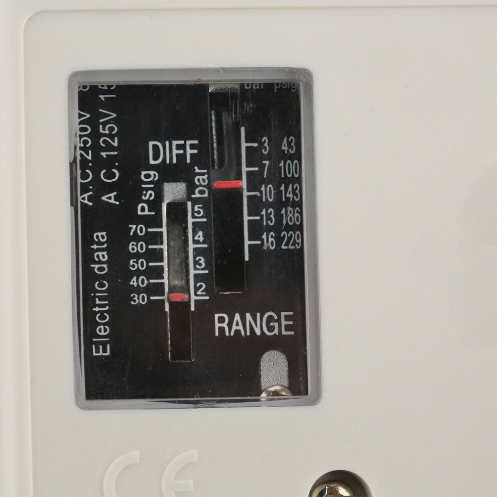 24V~380V Pressure Control Switch For Air Water Pump Compressor, Durable 5091390794278