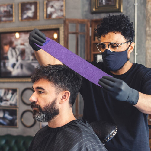 ruller engangs barberpapirhalsbånd, elastisk papirhalsbåndsbeskytter 1