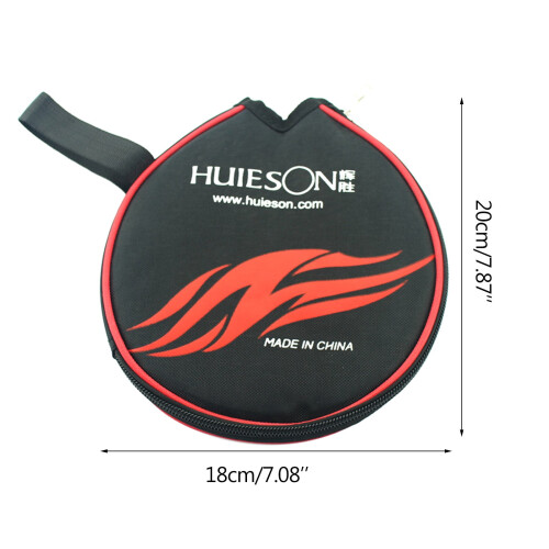 Table Tennis Racket Carry Bag with Ball Storage 2