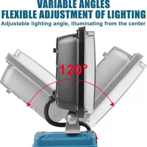 Camping Work Light Cordless LED Lamp Portable Flashlight Architectural Light 1