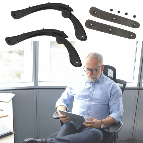 HEMOTON Swivel Chair Armrest Replacement Armrests Handle Office 1
