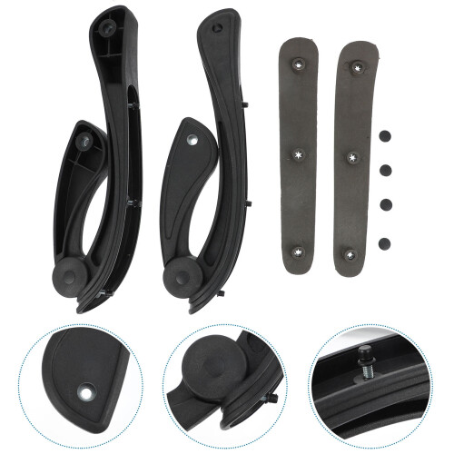 HEMOTON Swivel Chair Armrest Replacement Armrests Handle Office 2