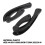 HEMOTON Swivel Chair Armrest Replacement Armrests Handle Office 7