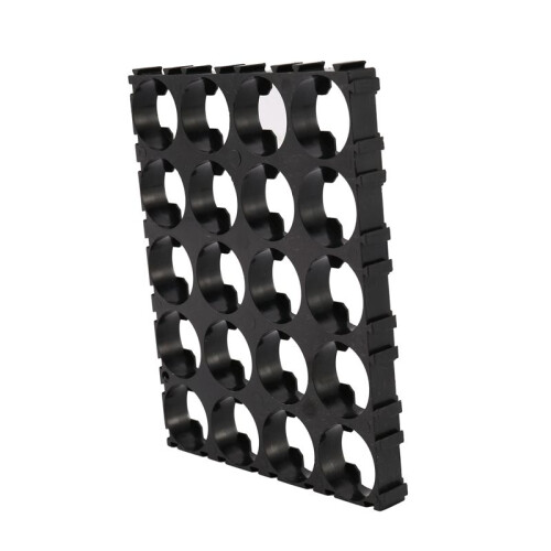 100PC 18650 Battery 4X5 Cell Spacer Radiating Shell Plastic Holder Bracket 18.4mm 2