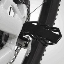 Paar Hinterrad-Fußstützen für Mountainbike 5 mm – Gummiert aus Eisen