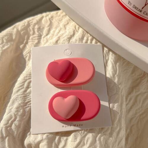 (3144) Barrettes Roses Coréennes Fiançailles Rendez-vous