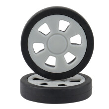10x Luggage Accessories Wheels Aircraft Suitcase Pulley Rollers Mute Wheel Wear-Resistant Parts Repair 55X12mm