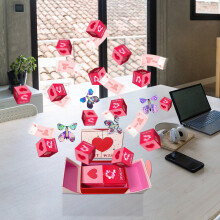Ensemble tirelire à enveloppes rouges pour décorations de fête de Noël