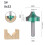 Mèche de routeur de sculpture sur bois dur à Double Angle-30mm 5